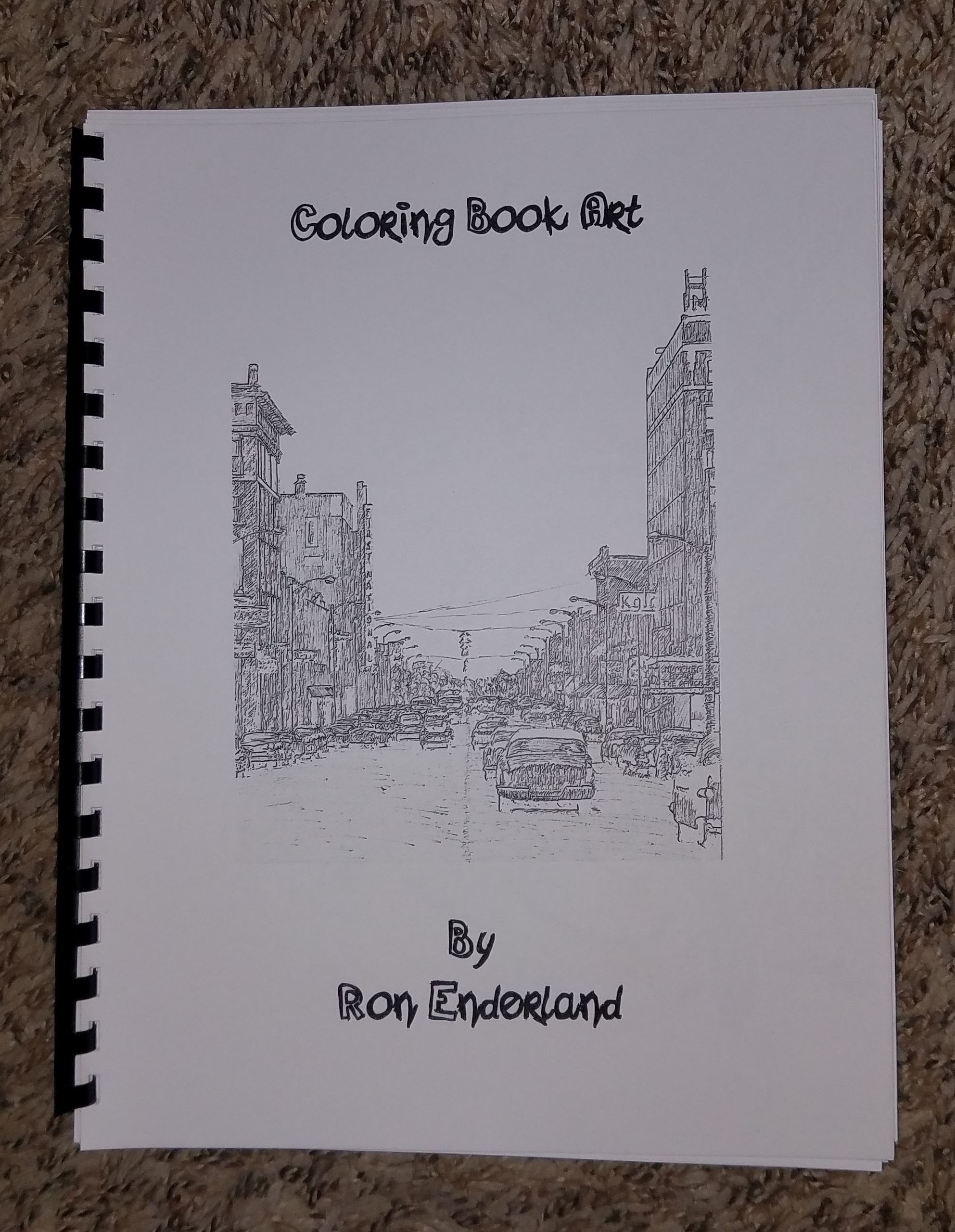 Adult Coloring Book Ron Enderland Art